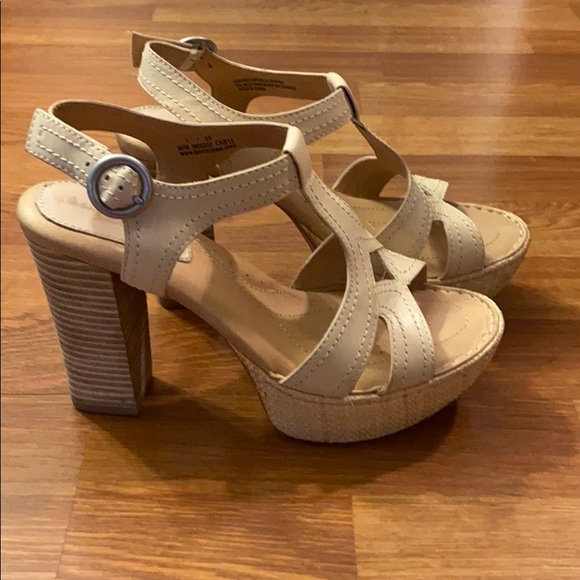 born high heel sandals